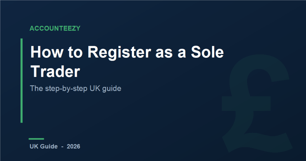 How to register as a sole trader - Accounteezy UK guide