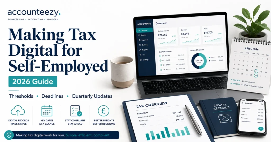 Making Tax Digital for Income Tax for UK self-employed sole traders and landlords in 2026